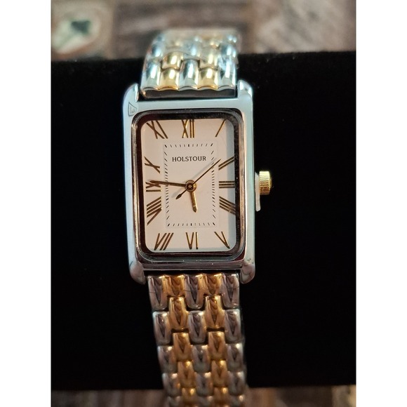 Holstour Accessories - Brand New Holstour Womens Two-Toned Rectangular Watch. Quartz Movement W/ Tools.
